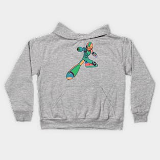 Mega Man Original Art Tee Kids Hoodie